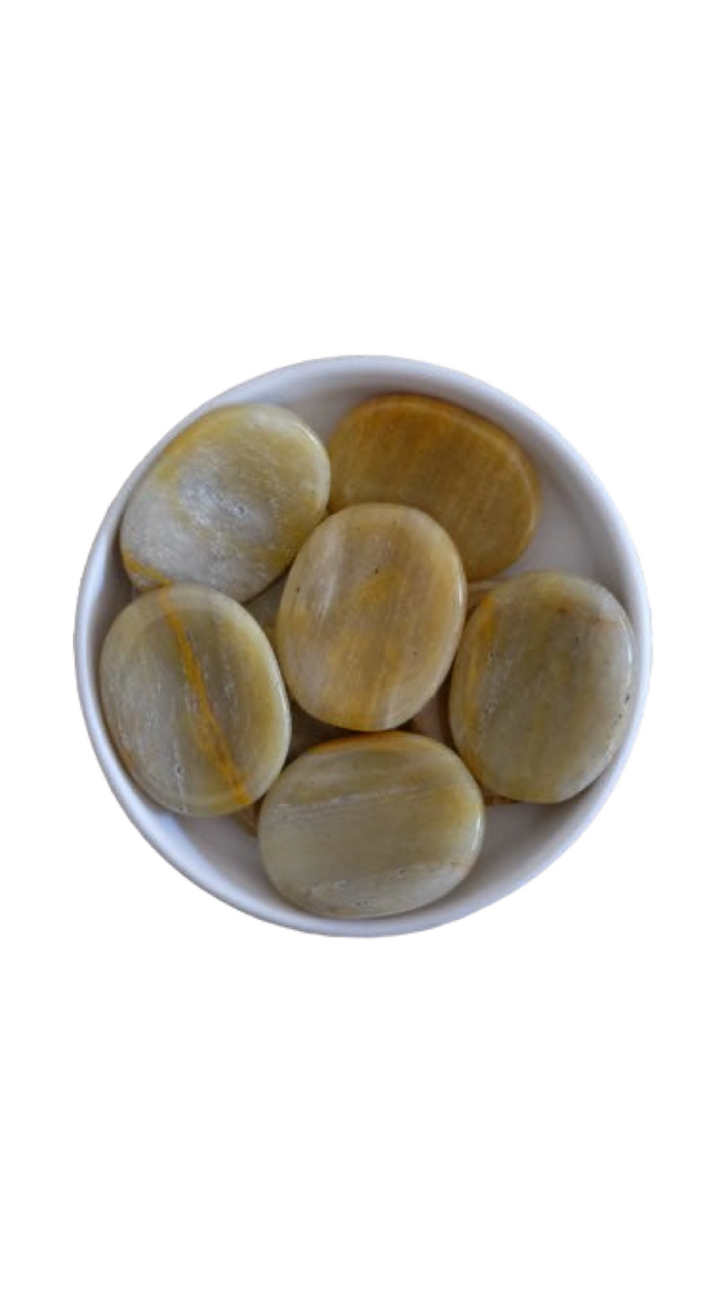 WORRY STONE YELLOW AVENTURINE