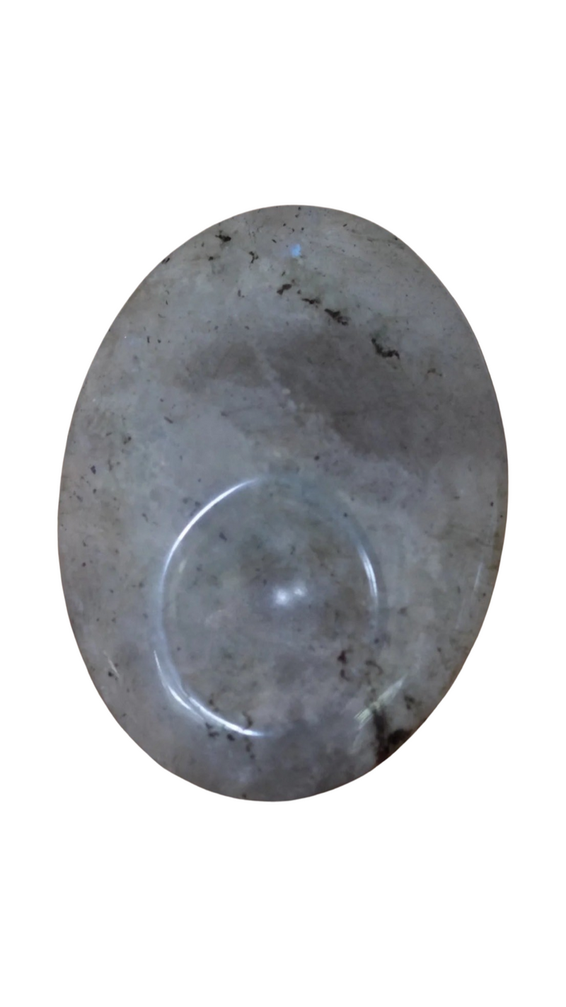 WORRY STONE GREY LABRADORITE