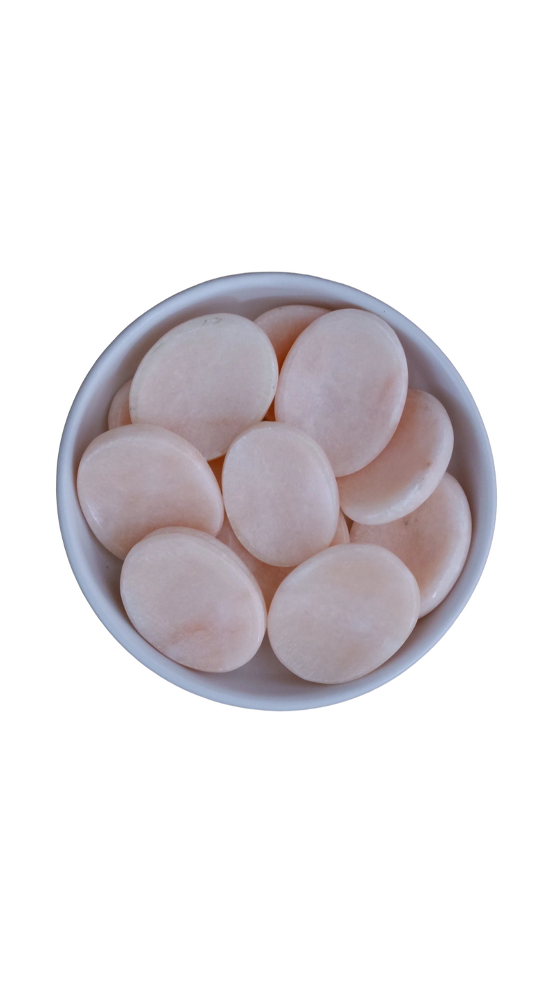 WORRY STONE PEACH MOONSTONE