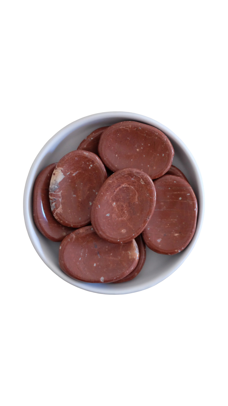 WORRY STONE RED JASPER