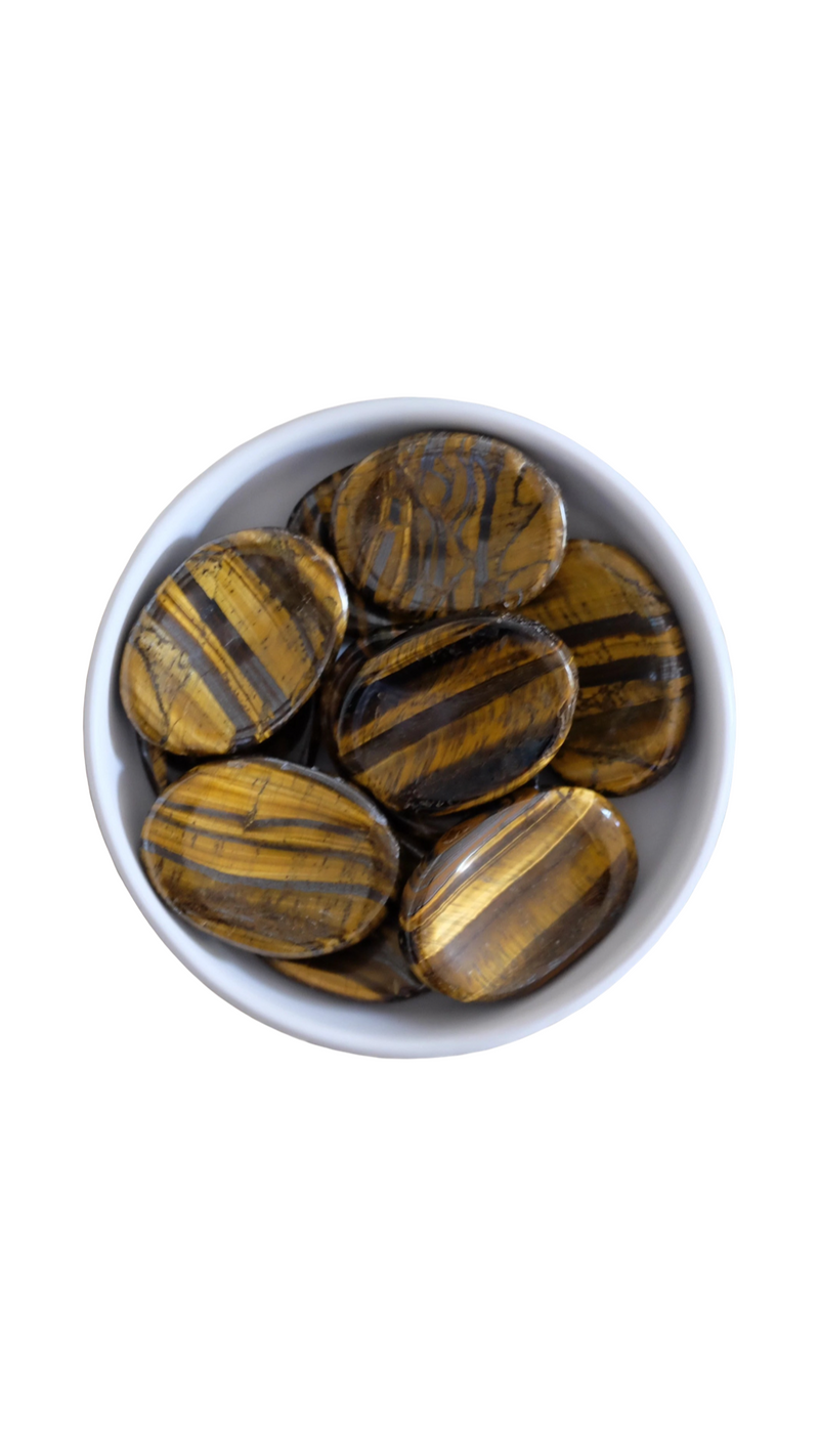 WORRY STONE TIGERS EYE