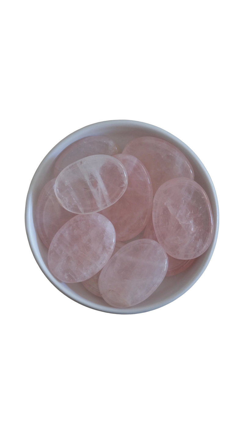 WORRY STONE ROSE QUARTZ