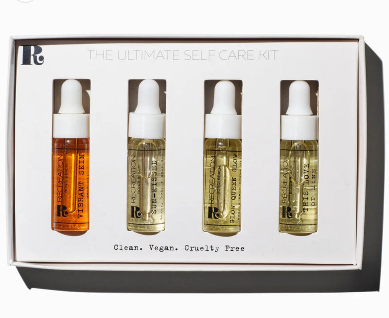 RECREATION BEAUTY BODY AND FACE MINI OILS DISCOVERY SET