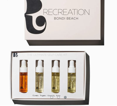 RECREATION BEAUTY BODY AND FACE MINI OILS DISCOVERY SET