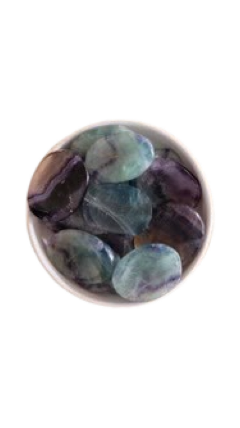 WORRY STONE FLUORITE