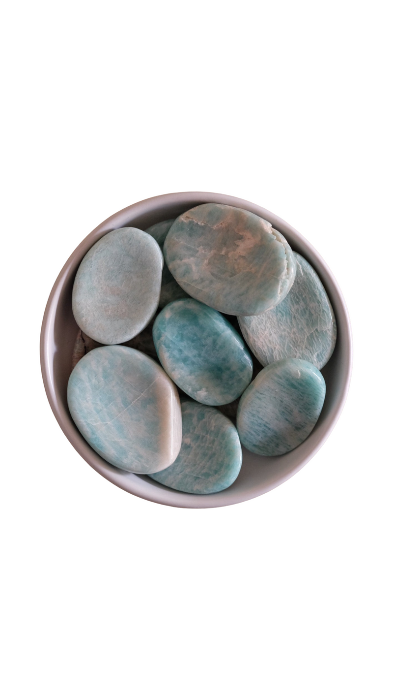 WORRY STONE AMAZONITE