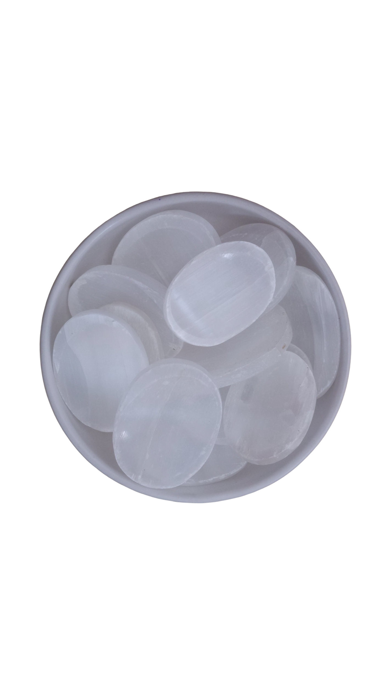 WORRY STONE SELENITE