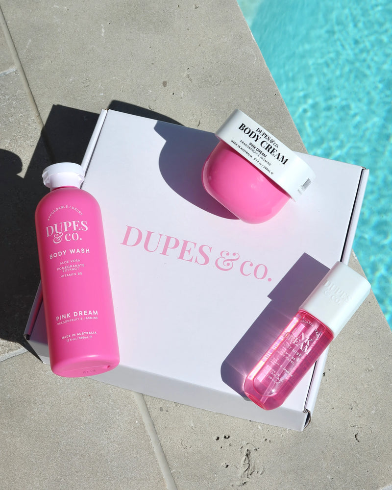DUPES & CO BODY CARE BUNDLE PINK DREAM