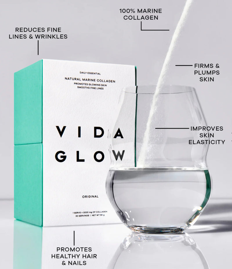 VIDA GLOW NATURAL MARINE COLLAGEN ORIGINAL SACHETS