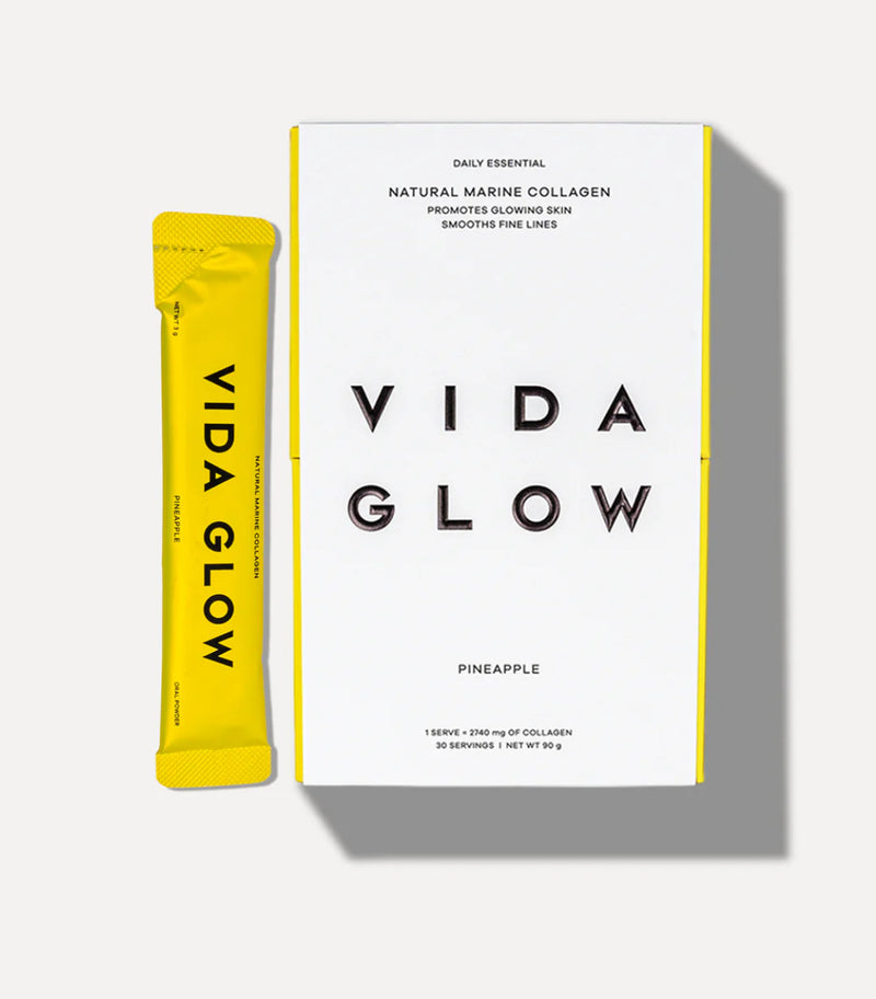 VIDA GLOW NATURAL MARINE COLLAGEN PINEAPPLE