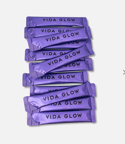 VIDA GLOW NATURAL MARINE COLLAGEN BLUEBERRY