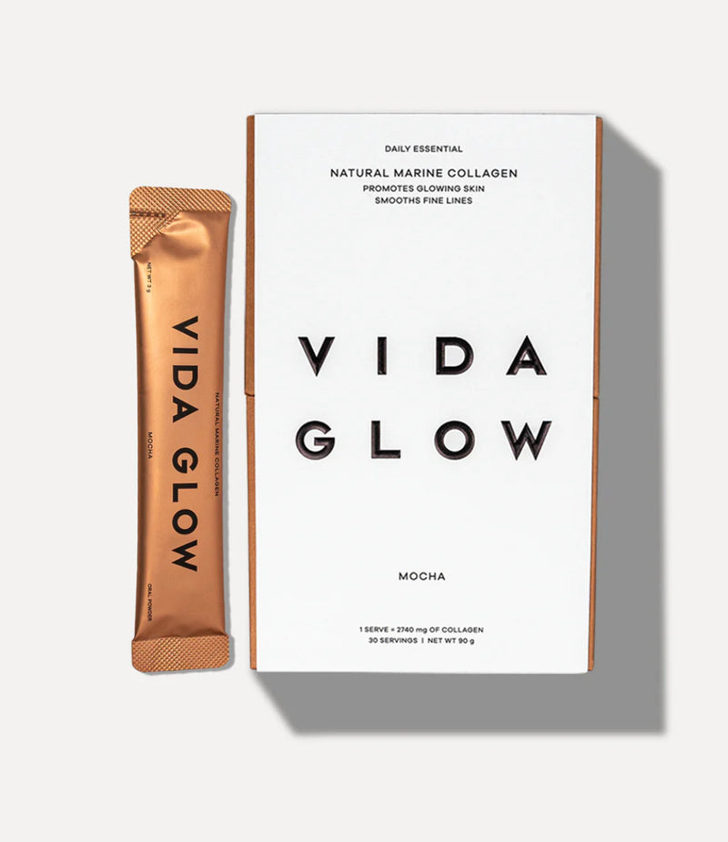 VIDA GLOW NATURAL MARINE COLLAGEN MOCHA