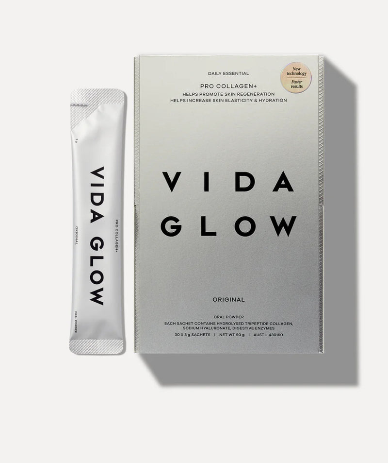 VIDA GLOW DAILY ESSENTIAL COLLAGEN + ORIGINAL ORAL POWDER