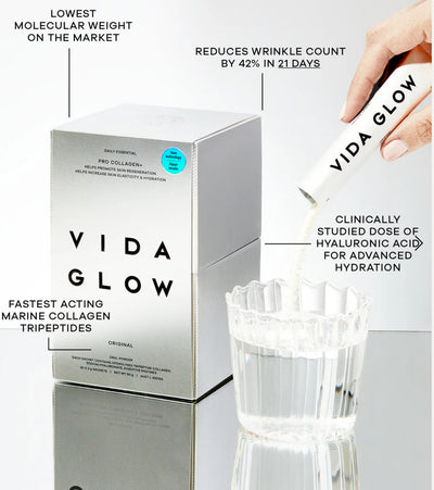 VIDA GLOW DAILY ESSENTIAL COLLAGEN + ORIGINAL ORAL POWDER