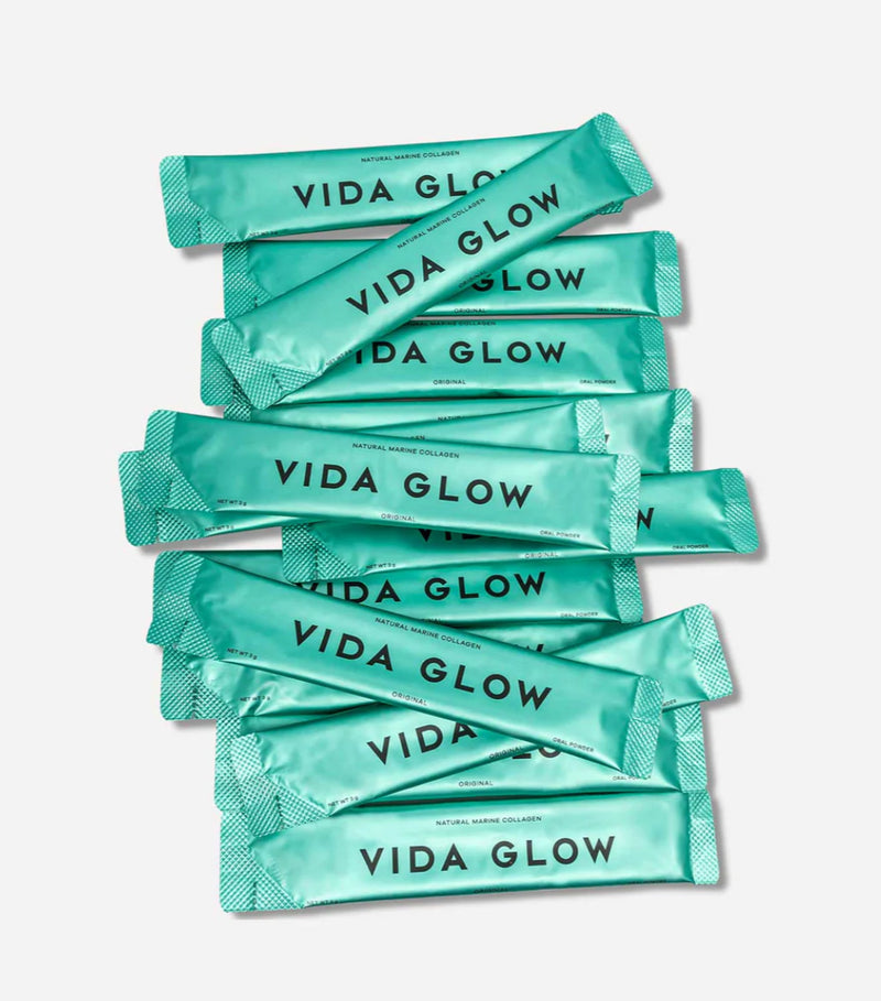 VIDA GLOW DAILY ESSENTIAL NATURAL MARINE COLLAGEN ORIGINAL 14 SERVINGS