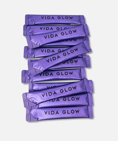 VIDA GLOW NATURAL MARINE COLLAGEN BLUEBERRY