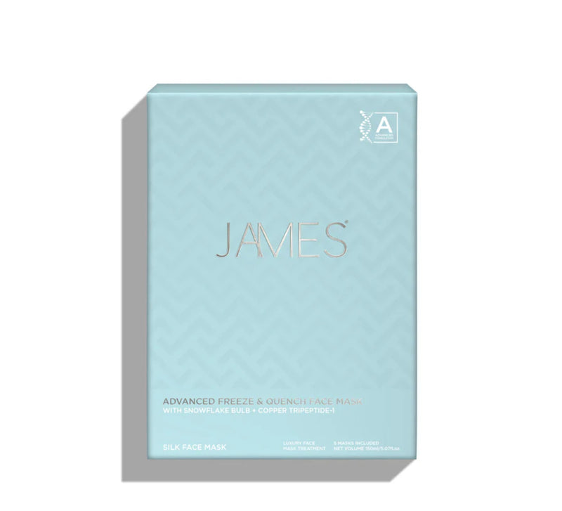 JAMES COSMETICS ADVANCED FREEZE & QUENCH SILK FACE MASK