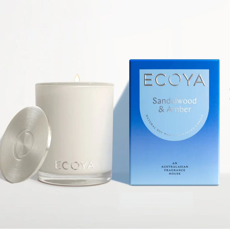 ECOYA SANDALWOOD & AMBER MADISON CANDLE