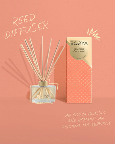 ECOYA KOWHAI & CEDARWOOD REED DIFFUSER