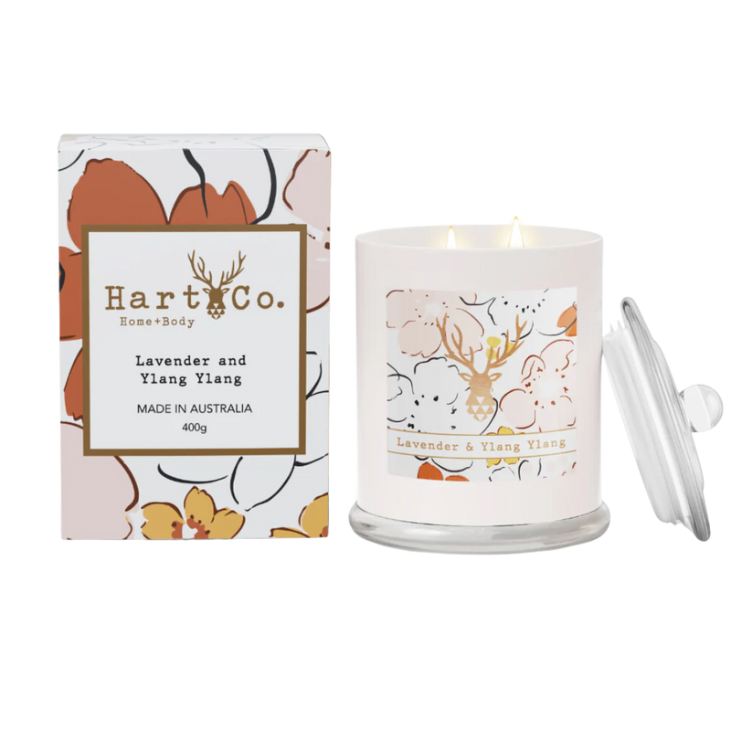 HART CO CANDLE LAVENDER & YLANG YLANG