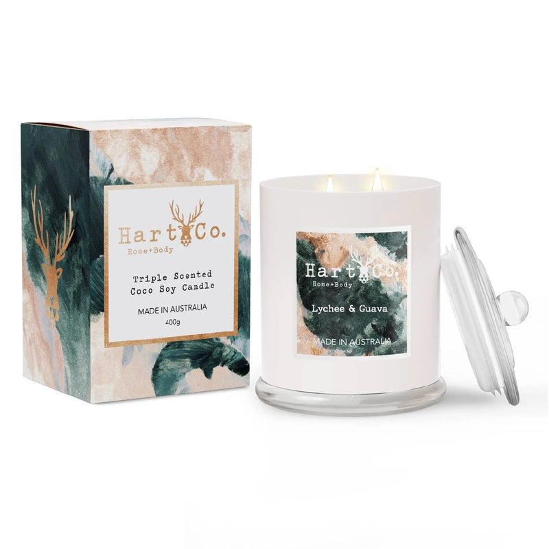 HART CO CANDLE LYCHEE & GUAVA