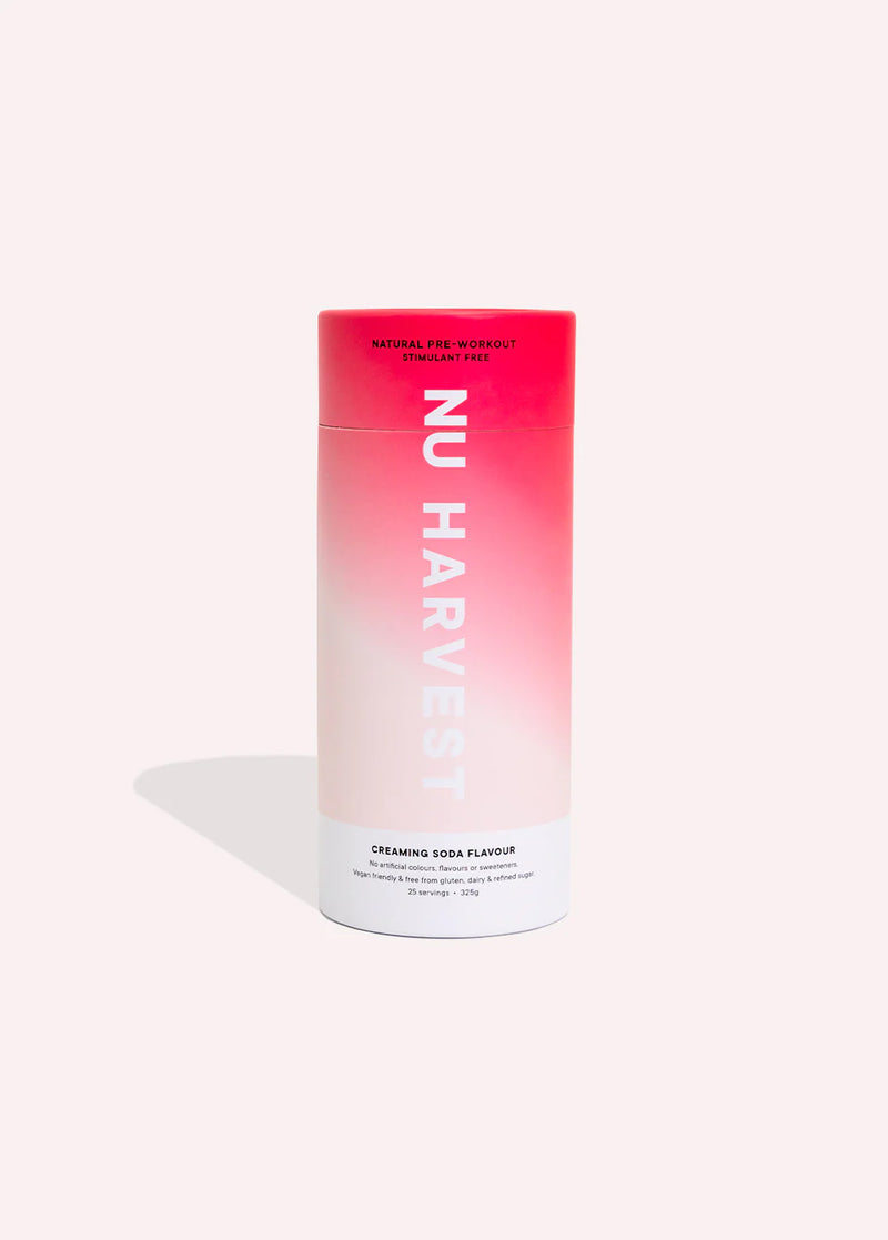 NAKED HARVEST PRE WORKOUT STIMULANT FREE CREAMY SODA 325G
