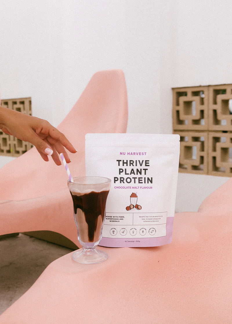 NAKED HARVEST THRIVE PROTEIN CHOC MALT 500G