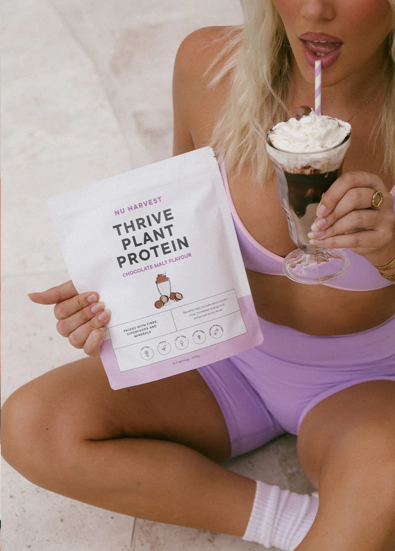 NAKED HARVEST THRIVE PROTEIN CHOC MALT 500G