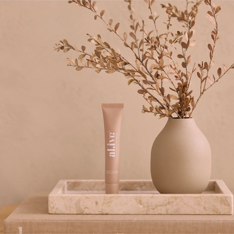 AL.IVE BODY TINTED LIP BUTTER APRICOT SHIMMER