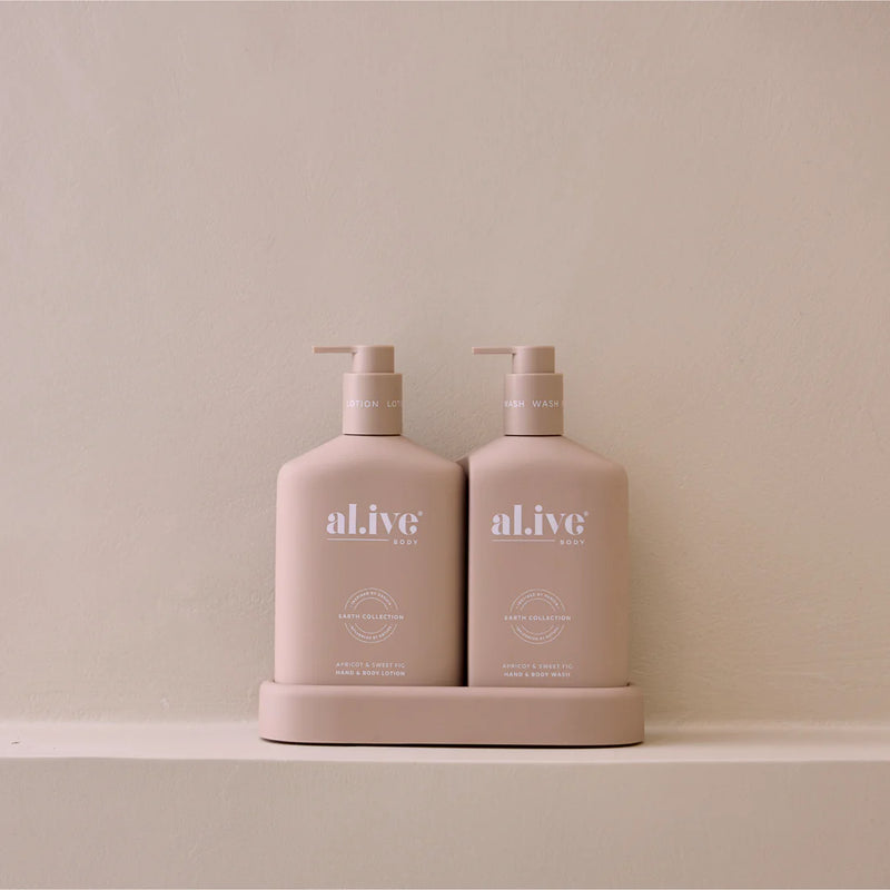 AL.IVE BODY WASH & LOTION APRICOT & SWEET FIG