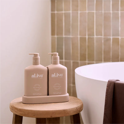 AL.IVE BODY WASH & LOTION APRICOT & SWEET FIG