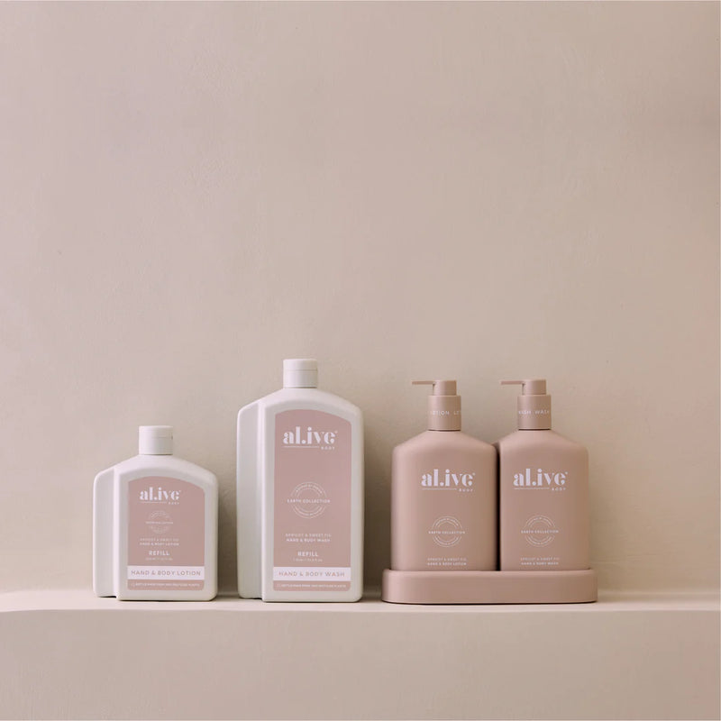 AL.IVE BODY HAND & BODY LOTION REFILL APRICOT & SWEET FIG