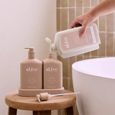 AL.IVE BODY HAND & BODY WASH REFILL APRICOT & SWEET FIG