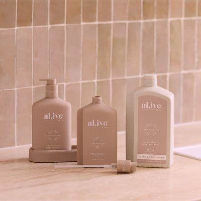AL.IVE BODY HAND & BODY WASH REFILL APRICOT & SWEET FIG