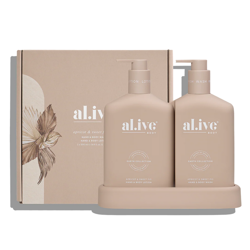 AL.IVE BODY WASH & LOTION APRICOT & SWEET FIG
