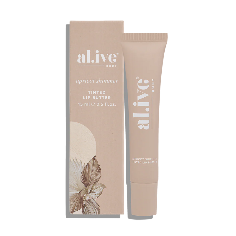 AL.IVE BODY TINTED LIP BUTTER APRICOT SHIMMER