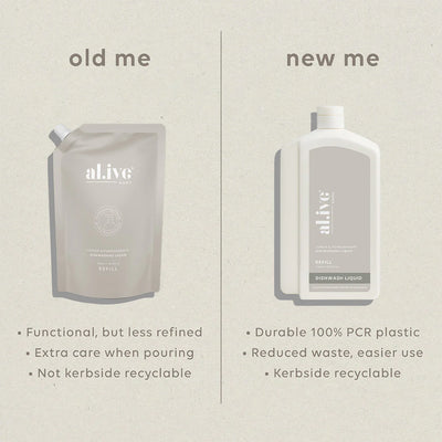 AL.IVE BODY 1 LTR DISHWASH REFILL LEMON & POMEGRANATE