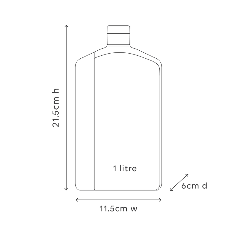 AL.IVE BODY 1LTR WASH REFILL SEA COTTON & COCONUT