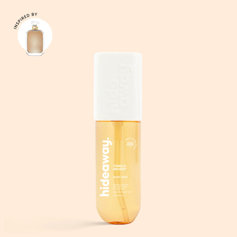 HIDEAWAY BODY MIST VANILLA DELIGHT