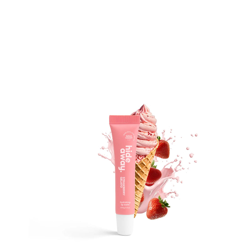 HIDEAWAY STRAWBERRY GELATO LIP BALM