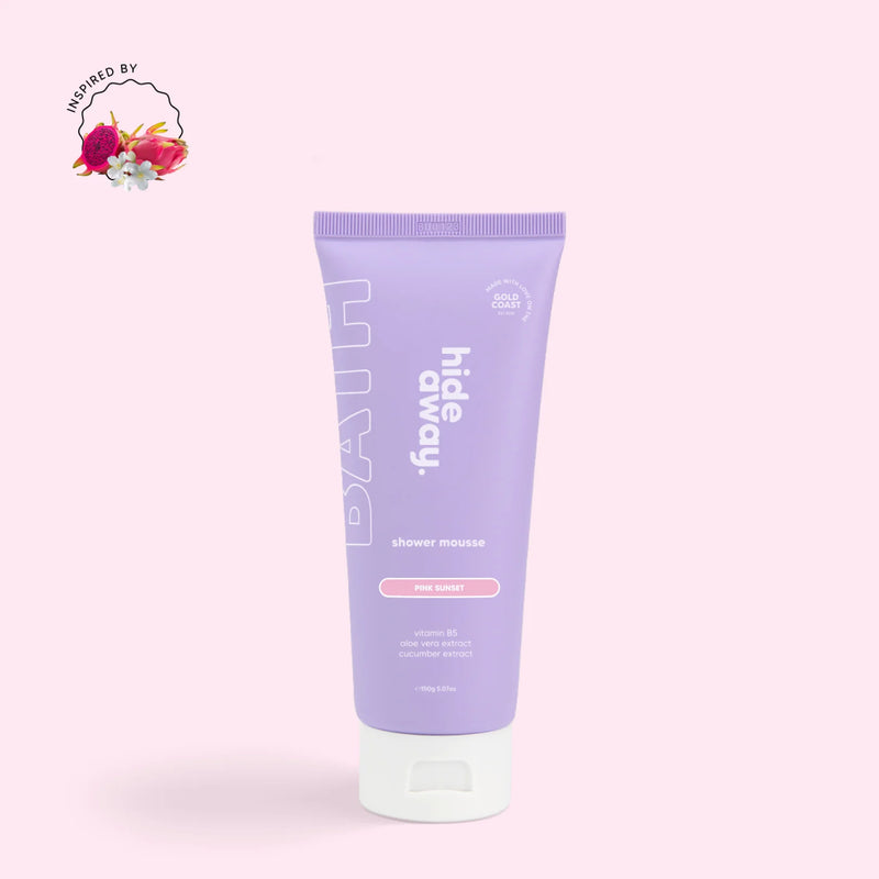 HIDEAWAY BODY SHOWER MOUSSE PINK SUNSET