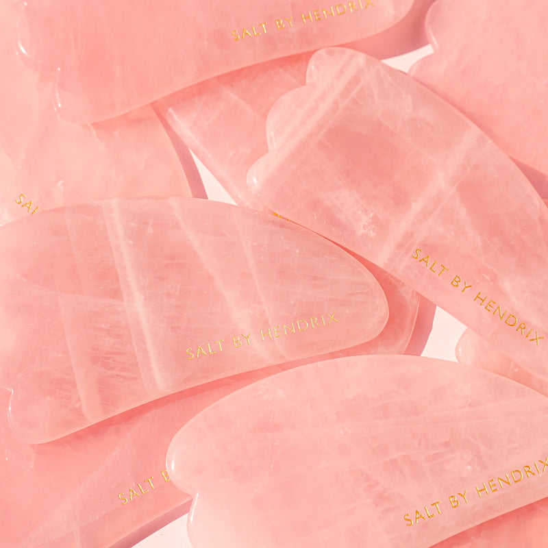 SALT BY HENDRIX GUA SHA - SUNRISE - ROSE QUARTZ