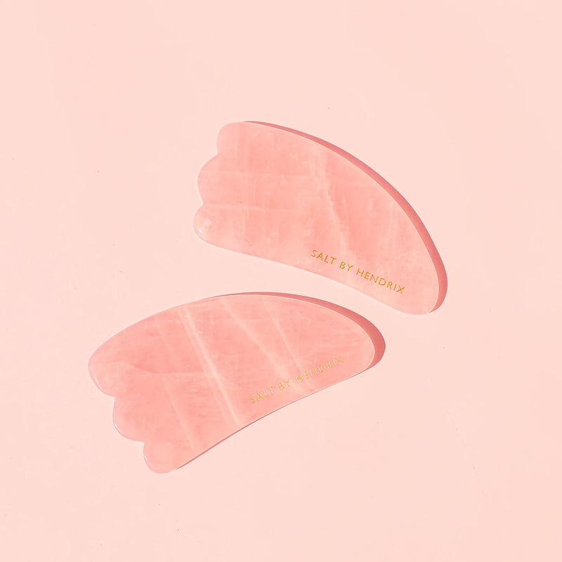 SALT BY HENDRIX GUA SHA - SUNRISE - ROSE QUARTZ