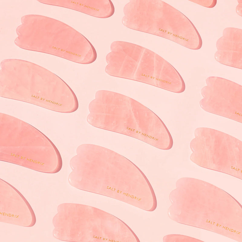 SALT BY HENDRIX GUA SHA - SUNRISE - ROSE QUARTZ