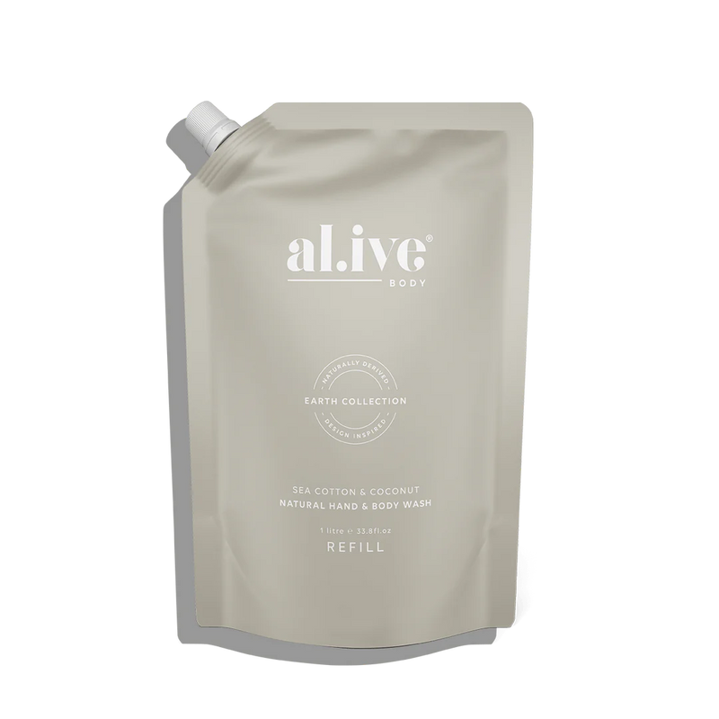 AL.IVE BODY SEA COTTON & COCONUT WASH REFILL