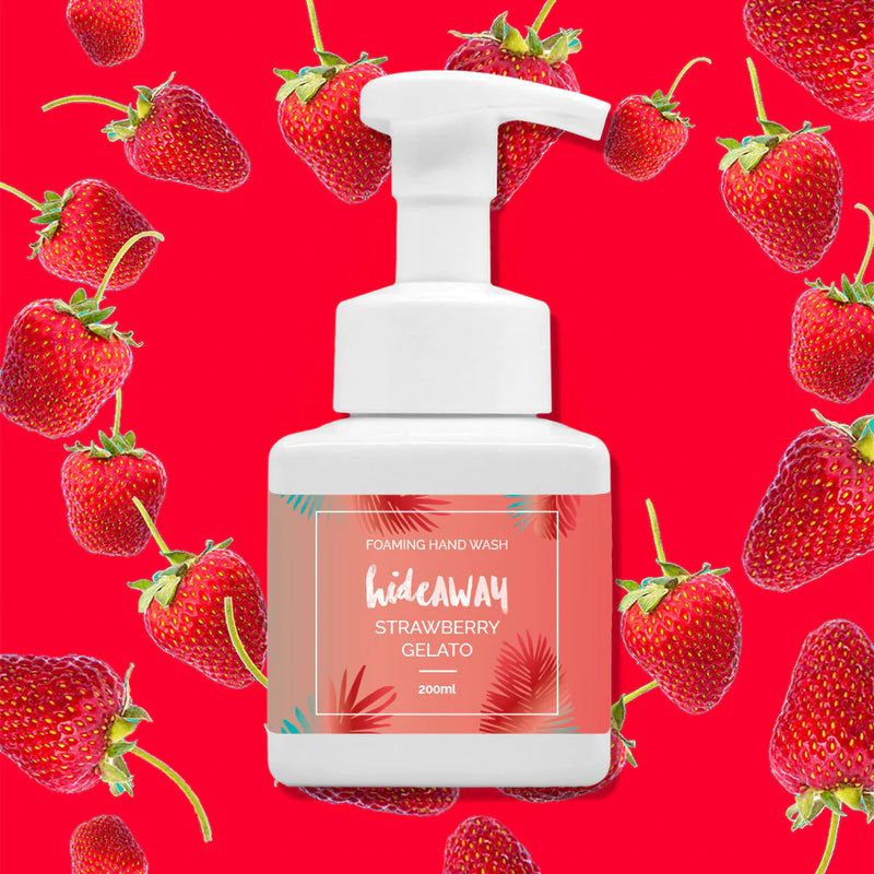 HIDEAWAY FOAMING HAND WASH STRAWBERRY GELATO