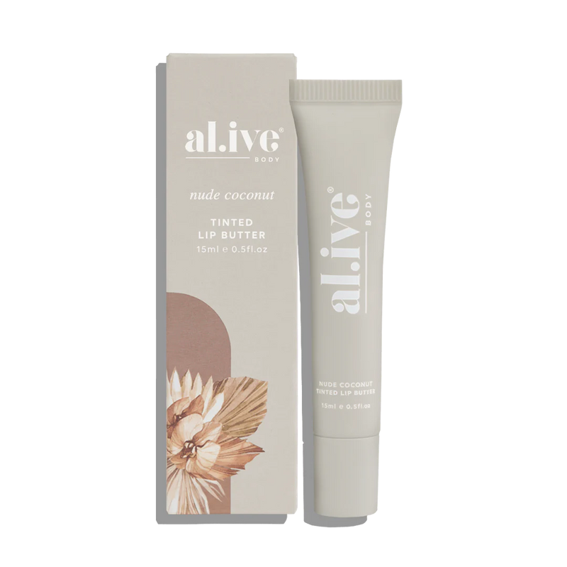 AL.IVE BODY TINTED LIP BUTTER- NUDE COCONUT