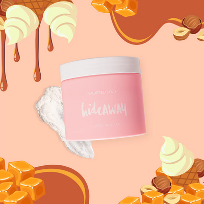 HIDEAWAY WHIPPED SOAP VANILLA CARAMEL