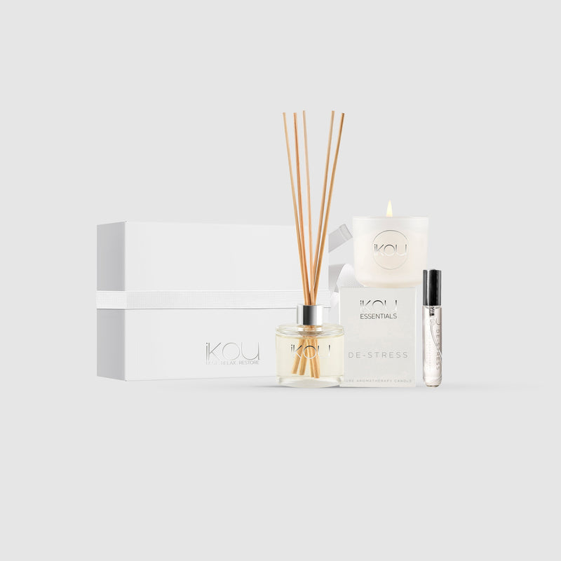 IKOU AROMATHERAPY HOME FRAGRANCE GIFT BOX DE-STRESS