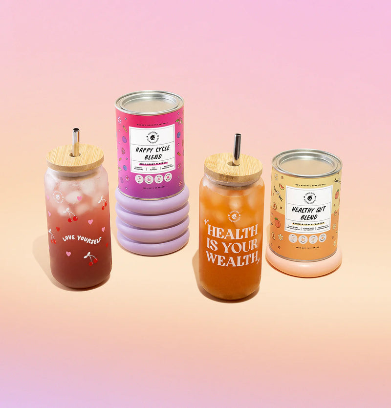 UNICORN SUPERFOODS LOVE YOURSELF TUMBLER